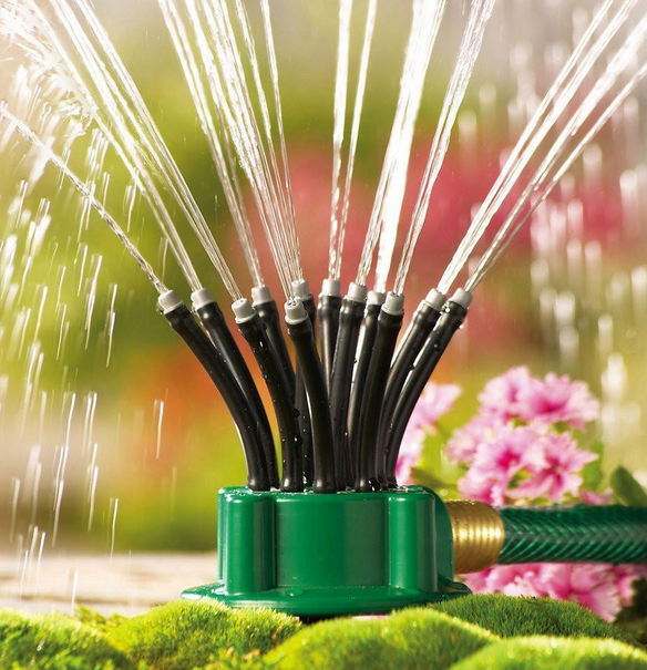 Pachet Promotional Trimmer Zip Original TeleshopTV Aparat Tuns Gradina + Aspersor Multifuntional, Furtunuri Flexibile, Tip Sprinkler, 360 grade
