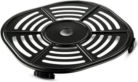 Friteuza cu aer inoxidabil fara ulei Ecran din sticla transparenta neagra, 1500 W, 6 litri RAF-5324