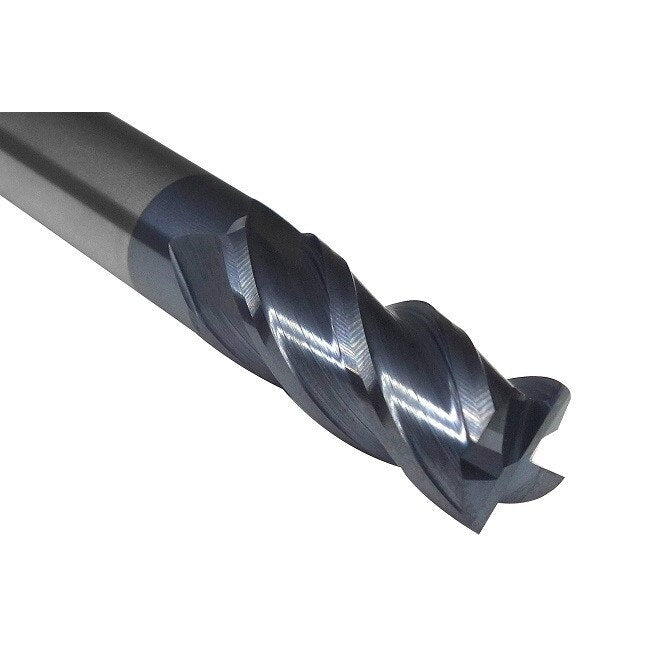 Freza de finisare din carbura solida cu acoperire AlTiN, 4 muchii flute