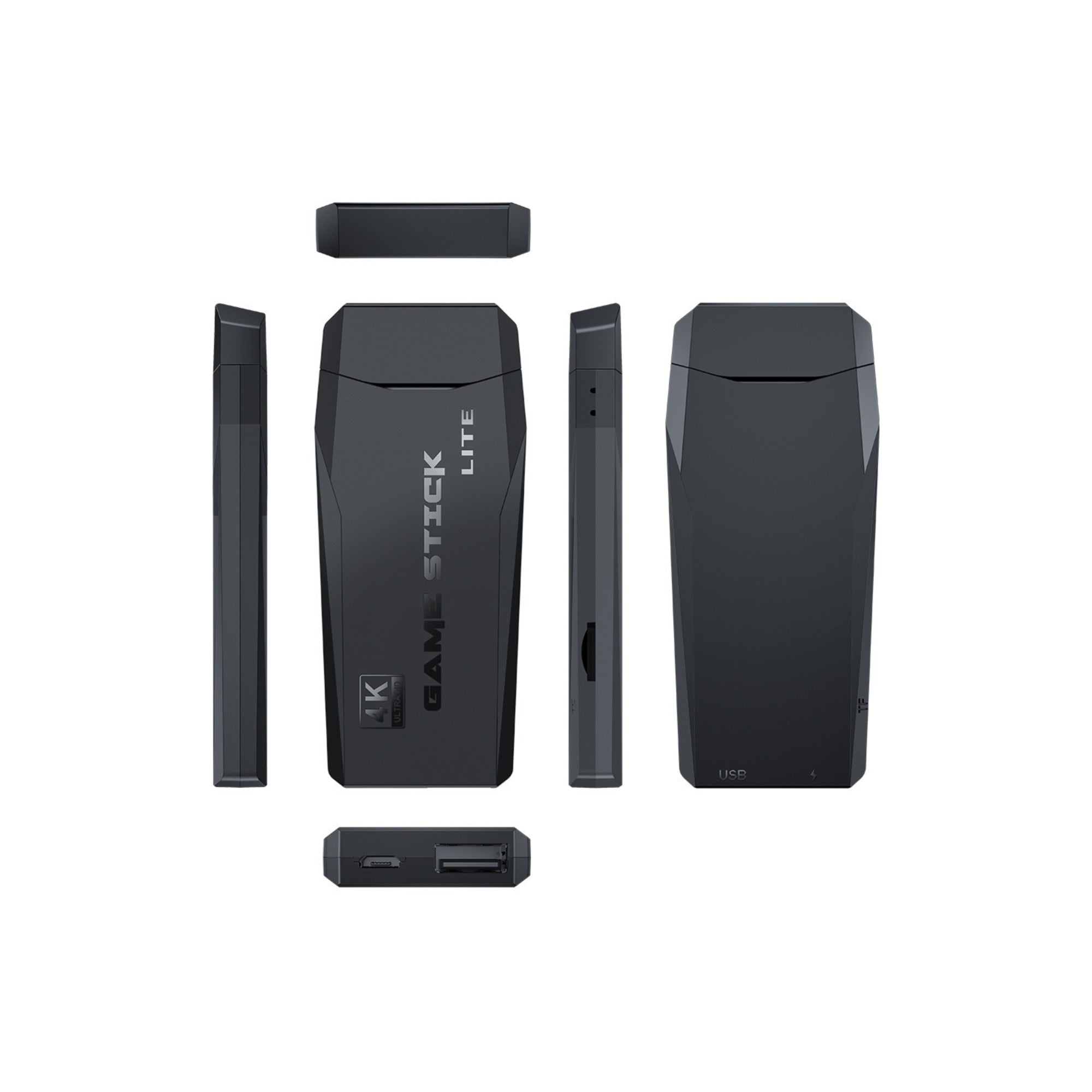 Consola jocuri video retro, ABS, 2.4G wireless, pentru TV, suporta pana la 9 emulatori, HDMI