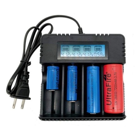 Incarcator universal de baterii, ecran LCD si protectii, iesire 3000mA, pana la 4.2V, capacitate de 4 baterii HD8992A