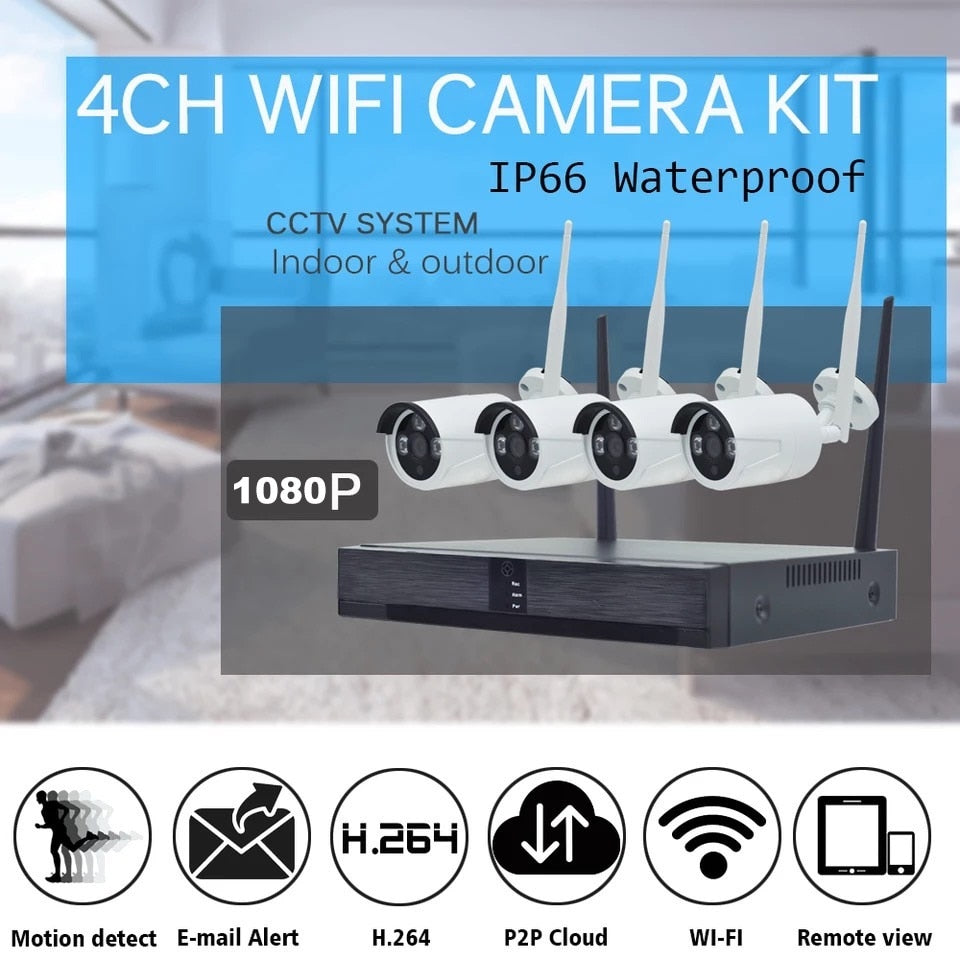 SET SUPRAVEGHERE CCTV FARA FIR 4 / 8 CAMERE