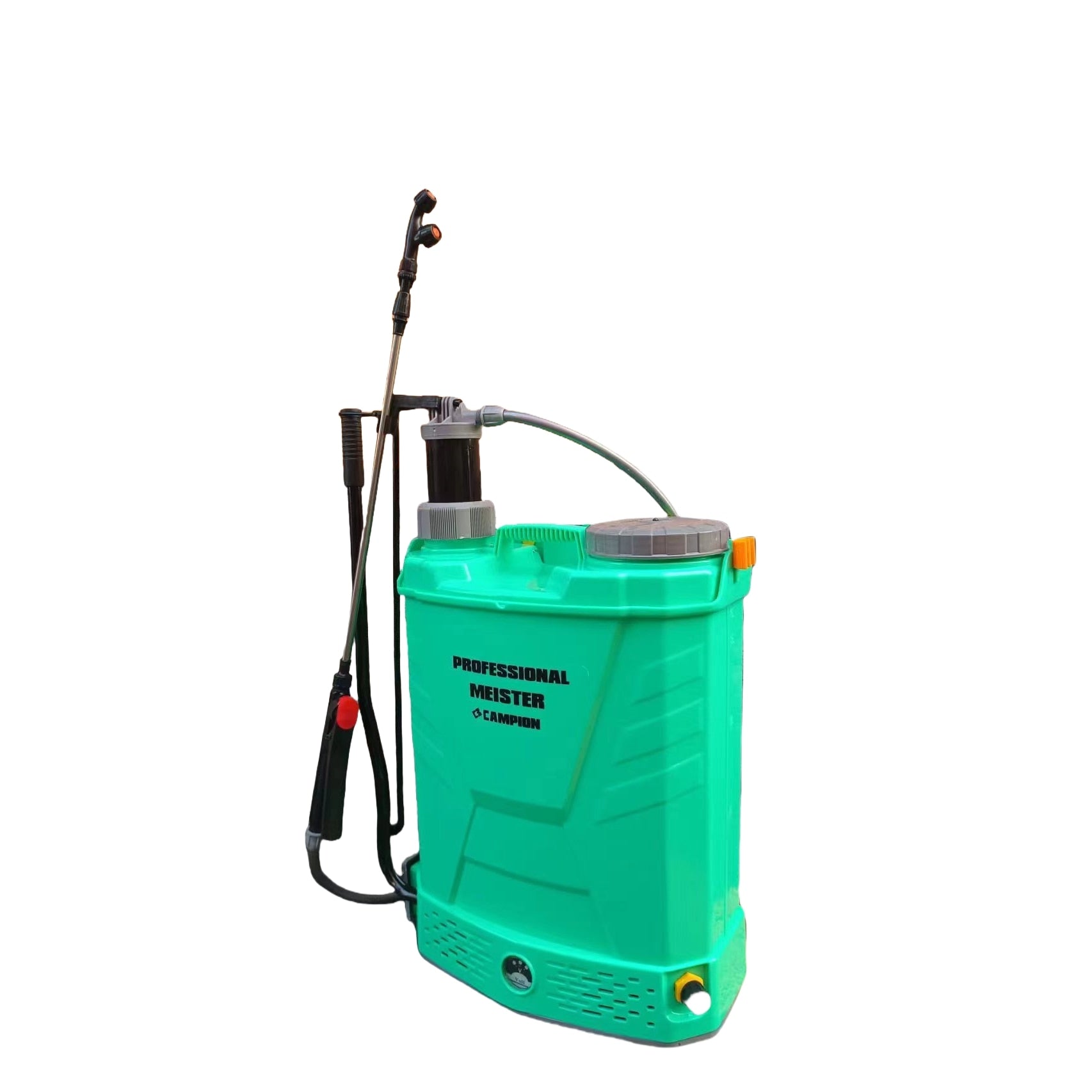Pompa de stropit electrica CMP1670, 2 in 1, manuala si electrica, 16 L, acumulator, 6 BAR, regulator, accesorii incluse