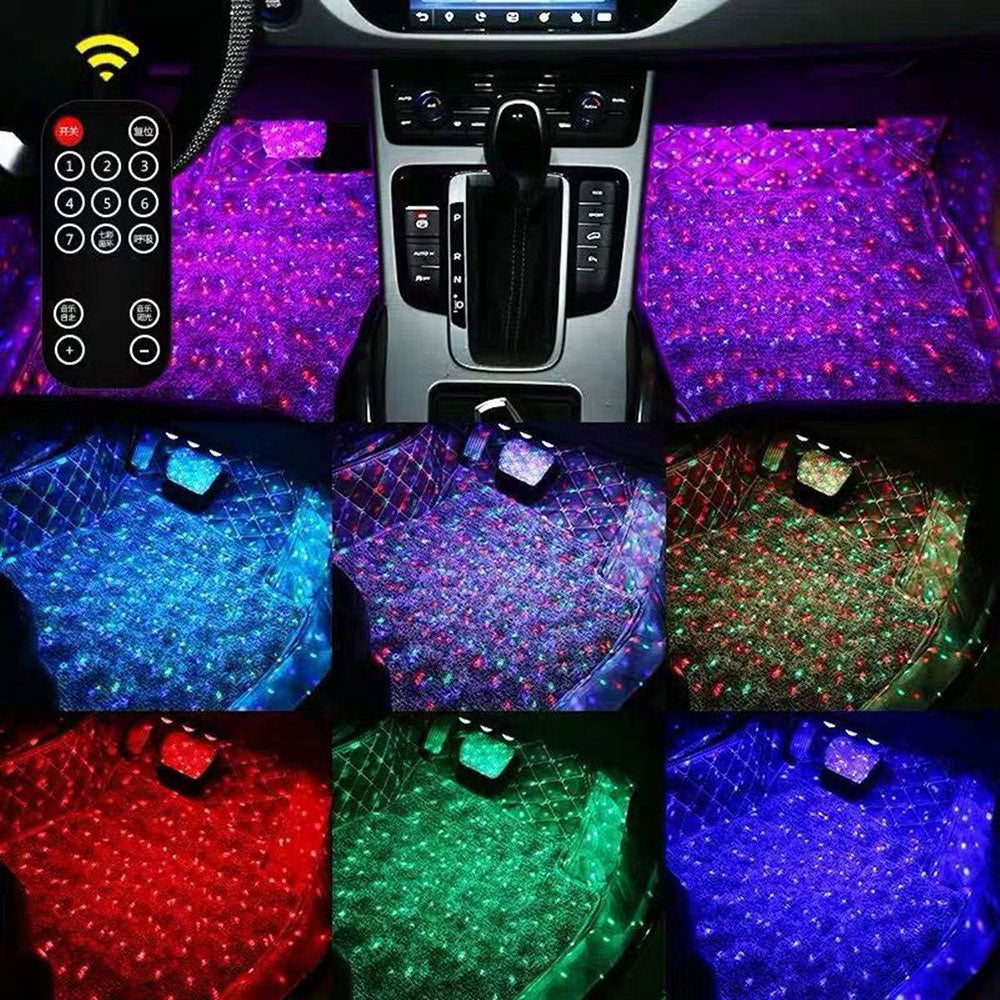 Lumini LED Auto, pentru Interiorul Masinii, 3.2 W, USB, 133 × 30 × 19 mm, Proiectie Lumina