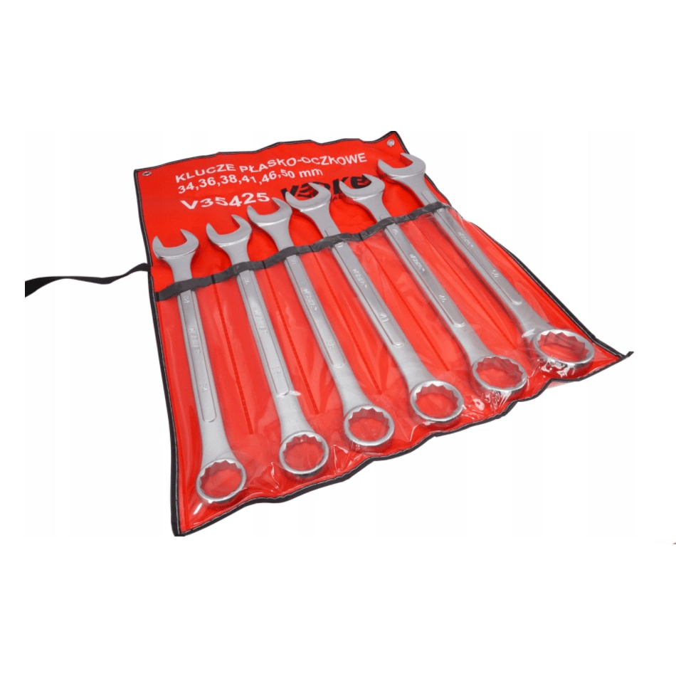 Set chei combinate, fixe si inelare 6 piese 34, 36, 38, 41, 46, 50 mm profesionale