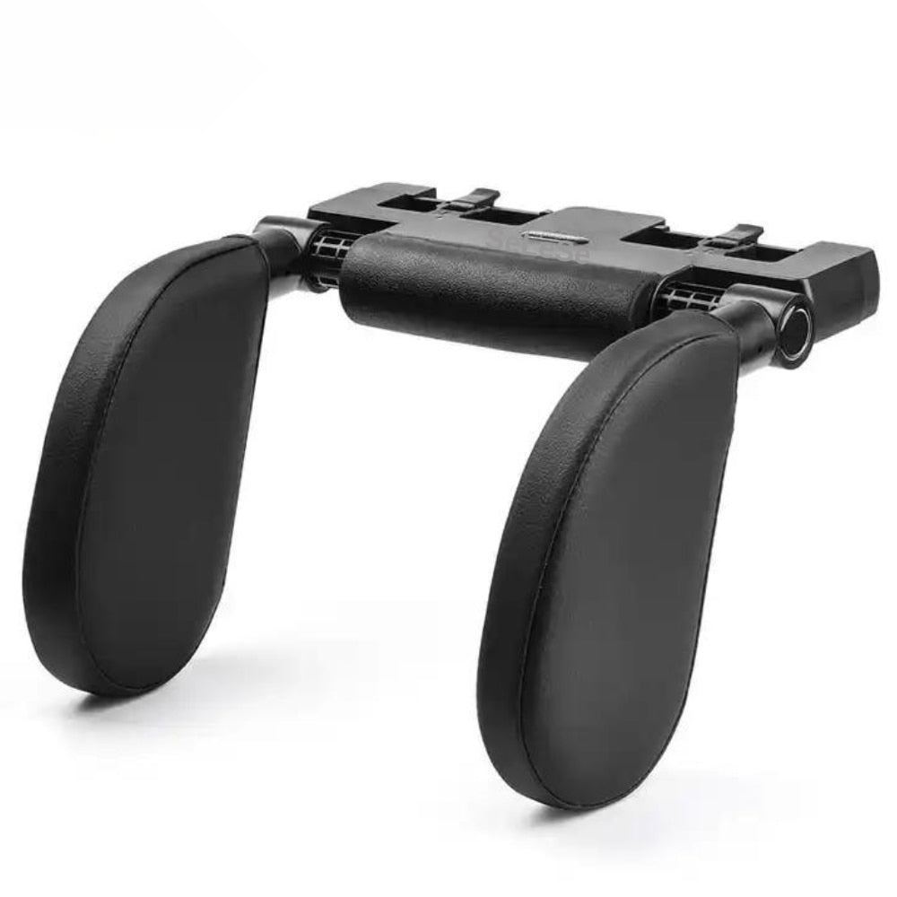 Tetiera auto, tip ergonomic pentru cap si gat cu suport de agatat, reglabila