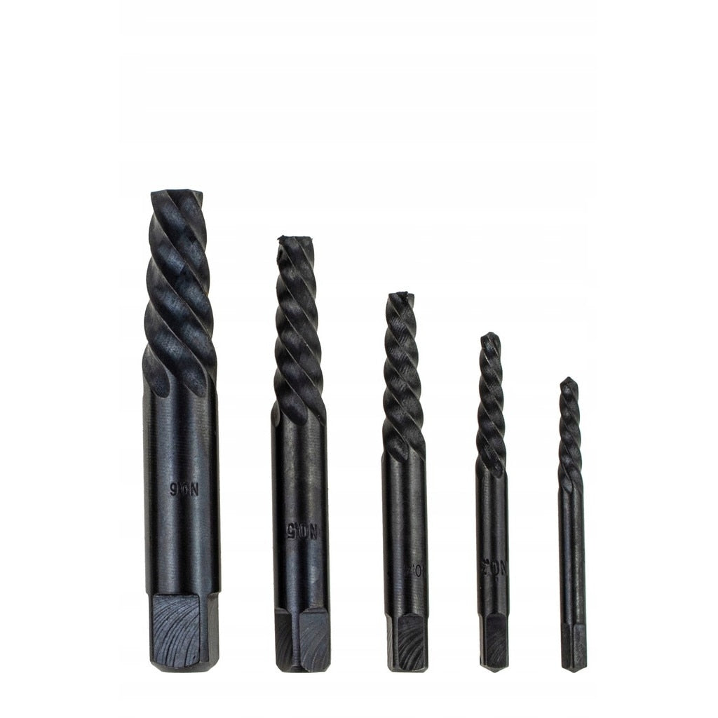 Set extractoare cu burghie pentru suruburi rupte, 12 piese