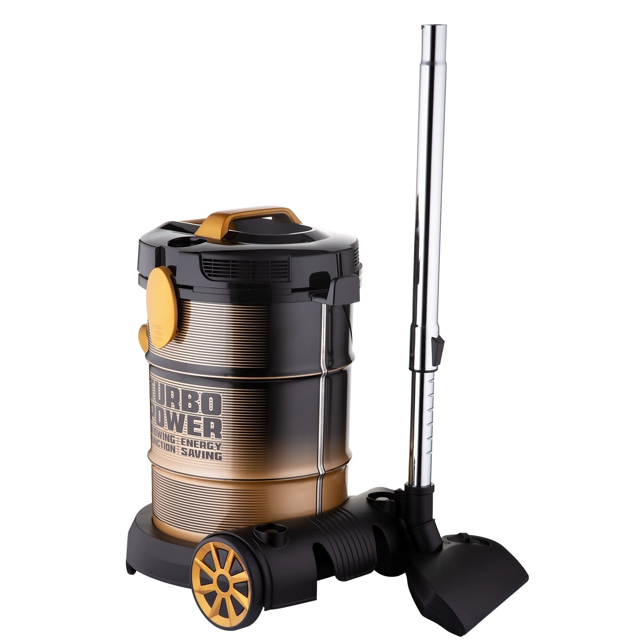 Aspirator Turbo Power Hausberg HB-2835, Putere 2000-2400W, Capacitate 21L, Nivel Zgomot 76dB, Filtru Lavabil, Carcasa Metalica
