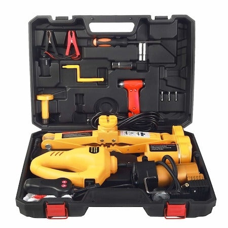 Set reparatii auto - Cric si cheie 12 v