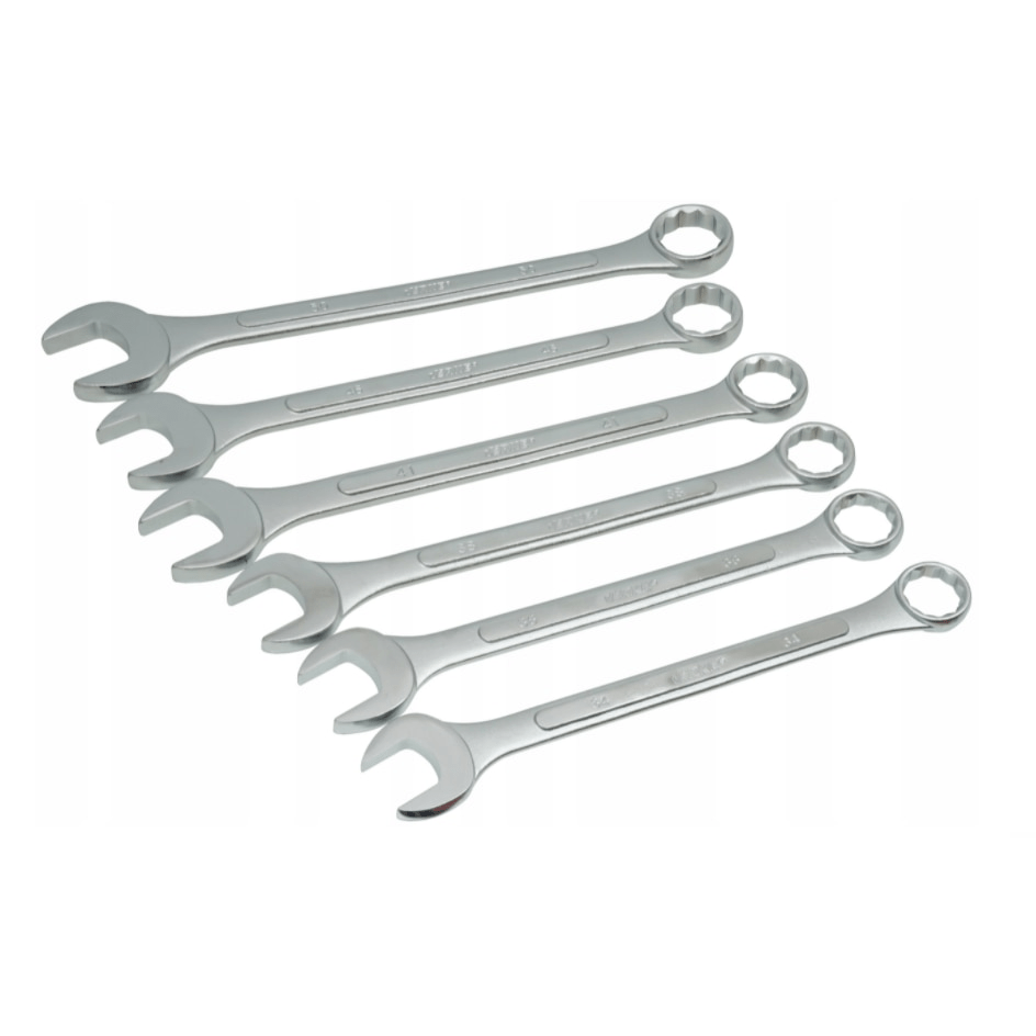 Set chei combinate, fixe si inelare 6 piese 34, 36, 38, 41, 46, 50 mm profesionale