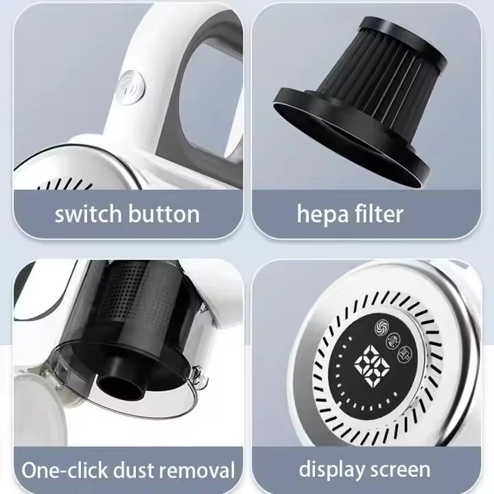 Aspirator fara fir, cu acumulator, fara sac, ecran LCD, autonomie 30-60 minute, usor de manevrat si depozitat, cu accesorii