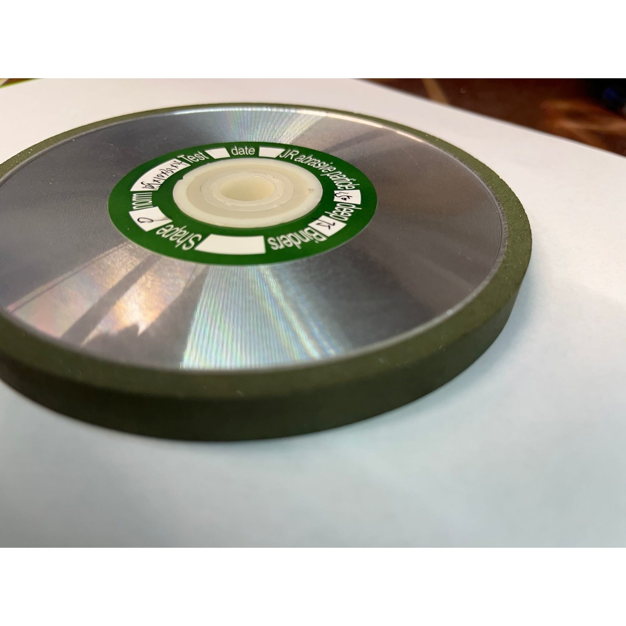 Disc diamantat pentru ascutit vidia pasta lata, diametrul 150mm, interior 32mm cu bucse plastic pana la 20mm