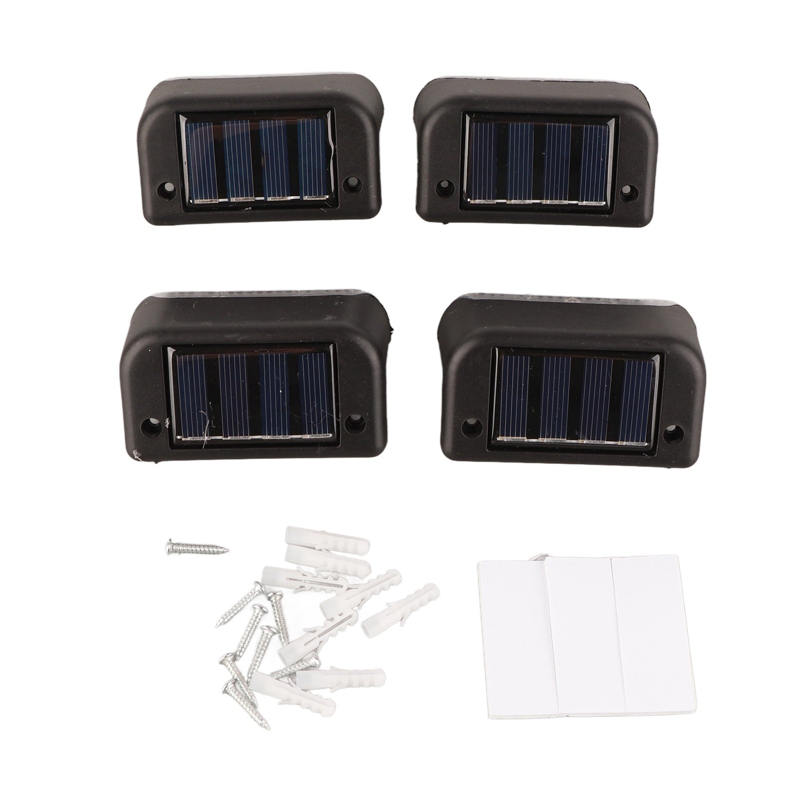 Set 4 Lampi Solare pentru Trepte sau Terase, Rezistente la Apa, Durabile