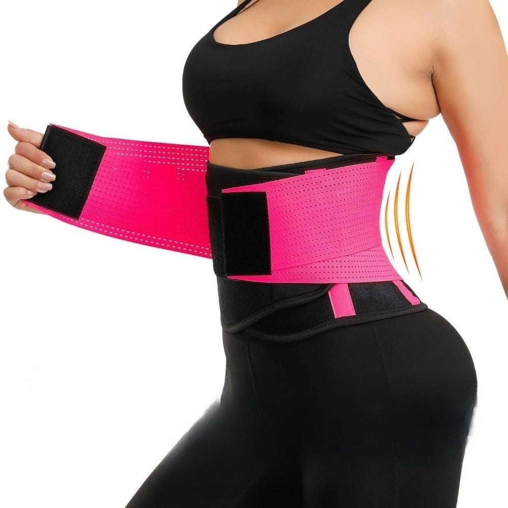 Centura abdominala, pentru fitnes si conturarea taliei, material respirabil