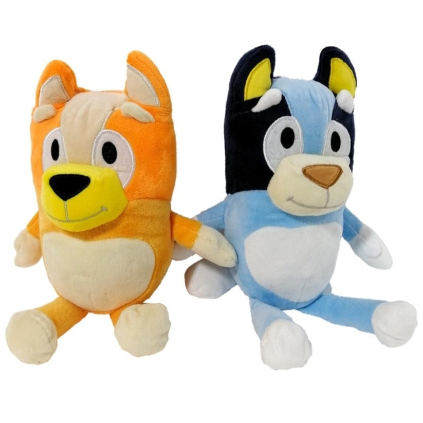 Set jucarii de plus cu Blue si Bingo, 2 figurine, 26 cm