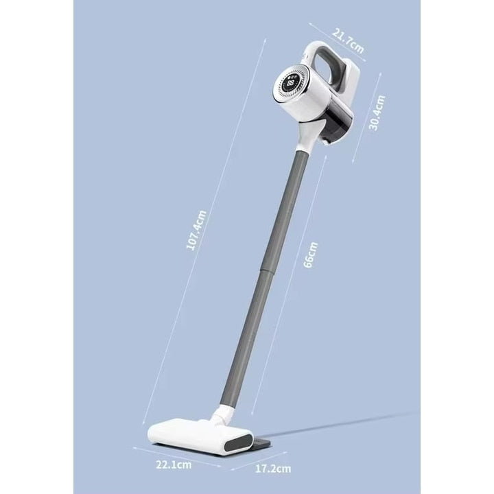 Aspirator fara fir, cu acumulator, fara sac, ecran LCD, autonomie 30-60 minute, usor de manevrat si depozitat, cu accesorii