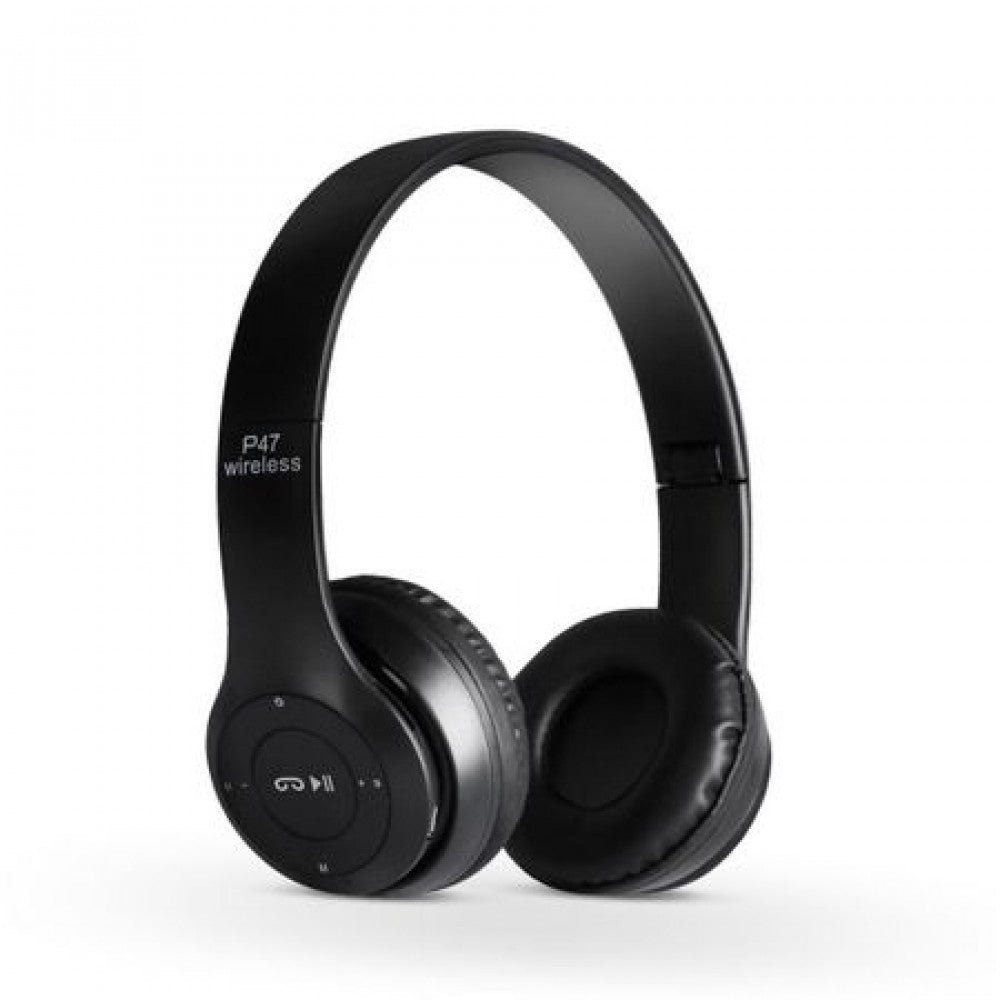 Casti wireless cu microfon si radio bluetooth
