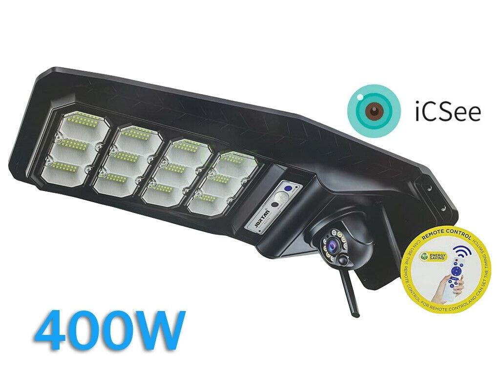 Lampa stradala 400W cu camera de supraveghere incorporata si telecomanda