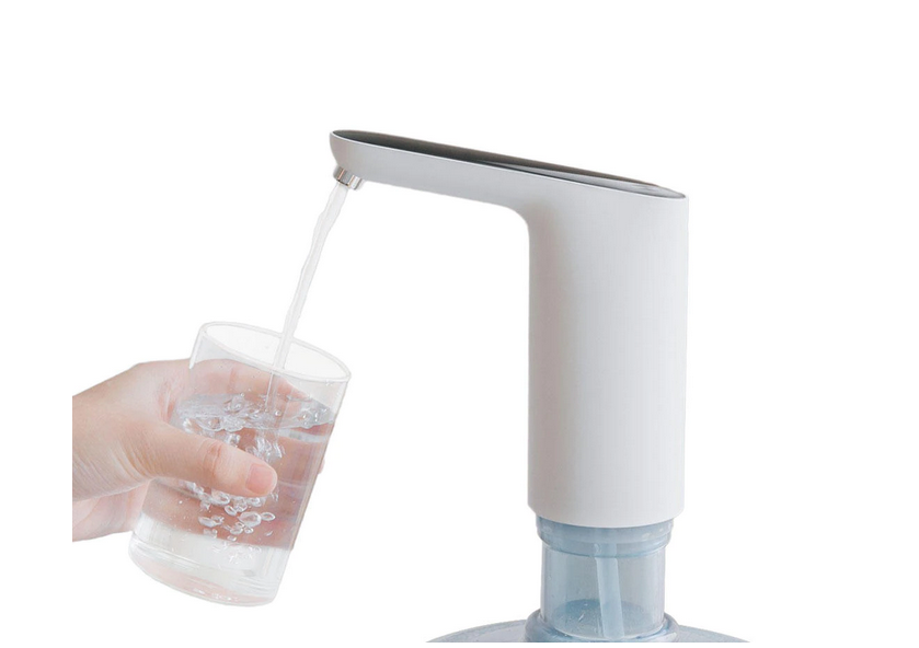 Pompa electrica apa  Dispenser Dozator bidon, Reincarcabila USB, Buton ON OFF si buton 600ML