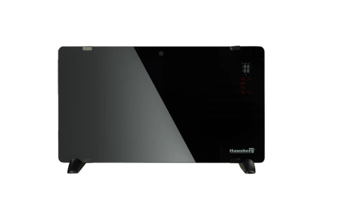 Convector electric slim Hausberg HB-8240, cu ecran tactil, cu telecomanda, termostat si temporizator