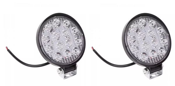 SET 2 PROIECTOARE LED AUTO 48W, SPOT ROTUND