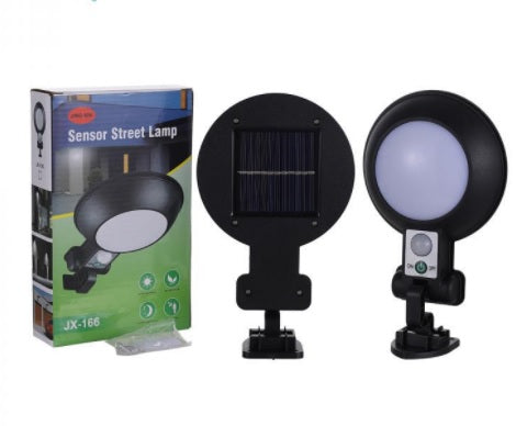 Lampă de perete solară Lampă de stradă cu opal rotund