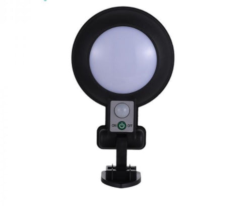 Lampă de perete solară Lampă de stradă cu opal rotund