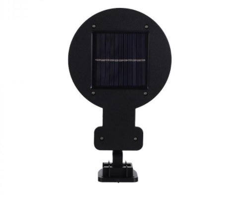 Lampă de perete solară Lampă de stradă cu opal rotund