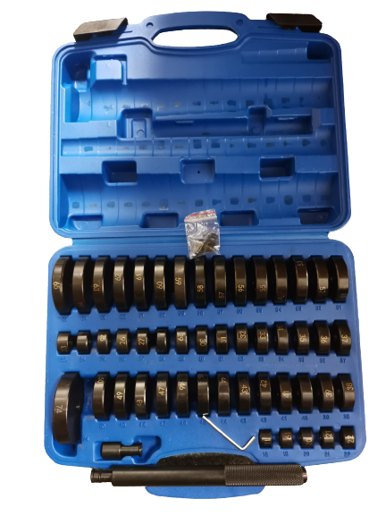 Trusa adaptoare presa bucse bucsi si rulmenti 52 piese 18-74 mm