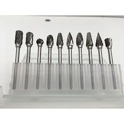 Set 10 Freze de Carbura MICI 3 MM pentru Metal