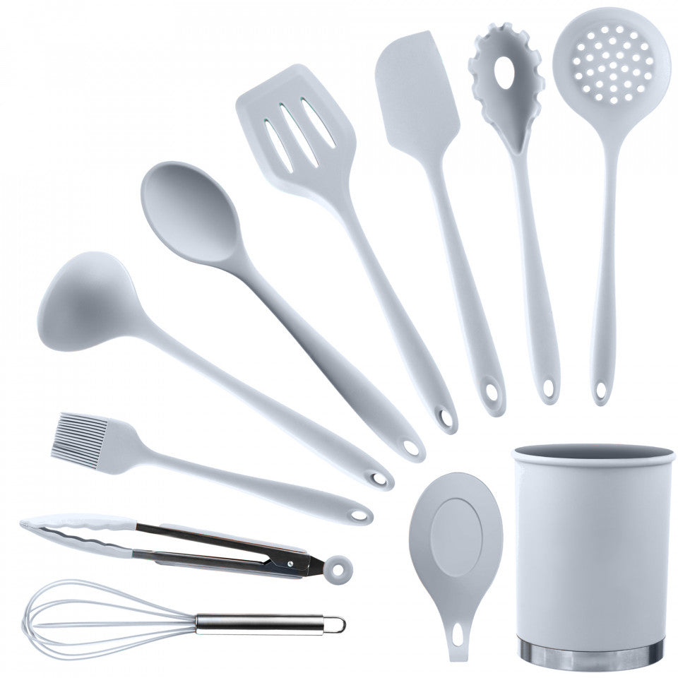 Set 11 ustensile din silicon pentru gatit