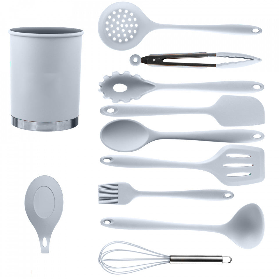 Set 11 ustensile din silicon pentru gatit