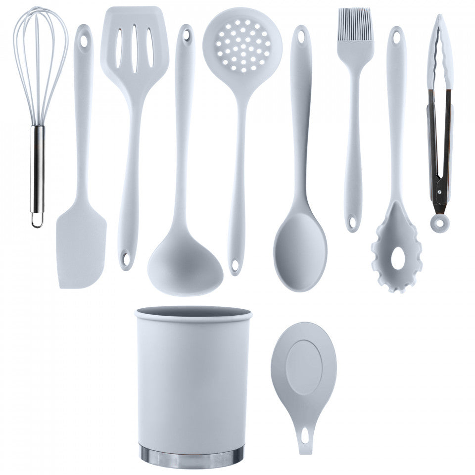 Set 11 ustensile din silicon pentru gatit