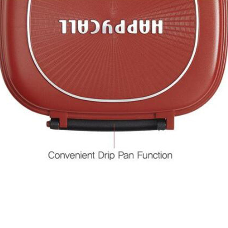 Tigaie Grill dubla din Aluminiu cu interior ceramic , cu manerele prevazute cu magneti pentru inchidere.