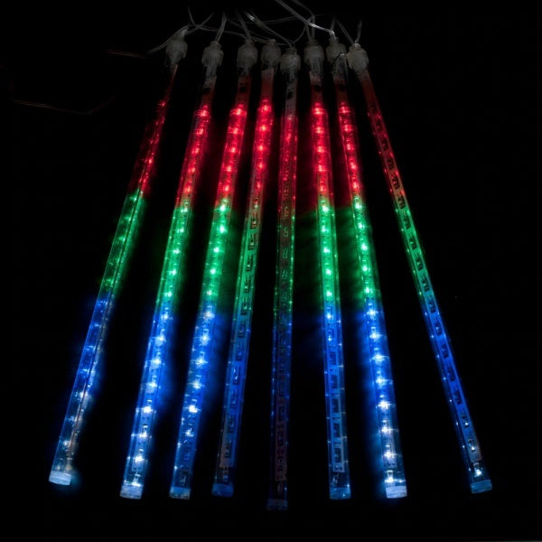 Instalatie pentru Craciun 8 turturi,multicolora, 44cm