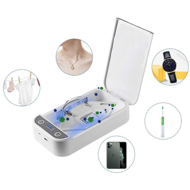 Sterilizator UVC 2 in 1, pentru telefon si obiecte mici , functie de aromaterapie