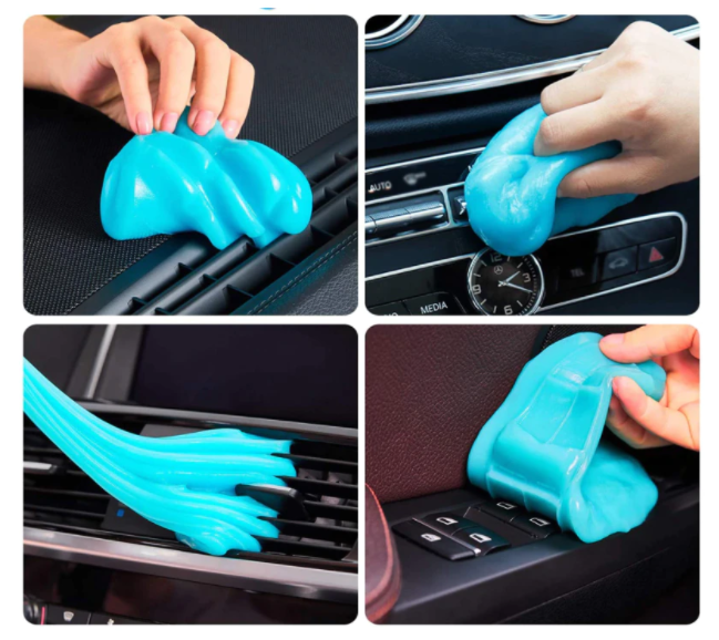 Slime pentru curatat spatii greu accesibile, CRT, Super Clean, Curatare interior auto, Tastatura