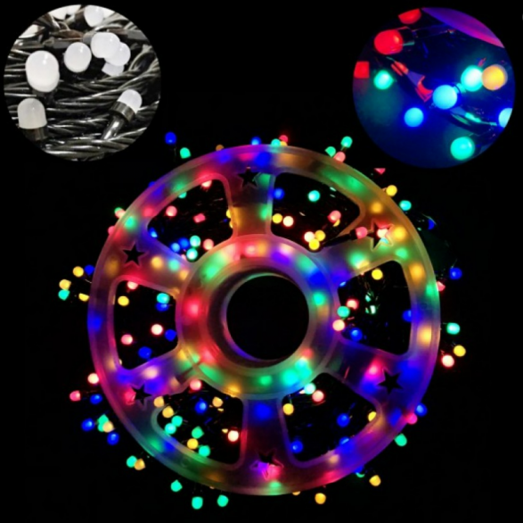 Rola Instalatie 50 / 100 m, LED, V8 mat, Exterior, jocuri de lumini