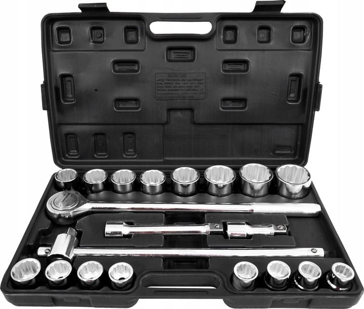 Trusa set chei tubulare 21 piese 3-4 19-50mm marimi mari 12 colturi bihexagonale