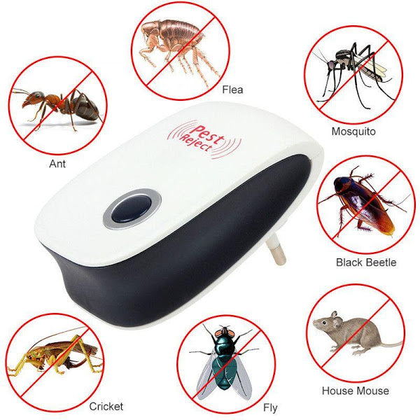 Set 2 Dispozitive antidaunatori Pest Reject Repeller Ultrasonic