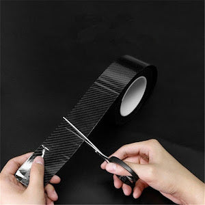 Folie de protectie carbon 3D, rola 7 cm x 3 M, Negru mat