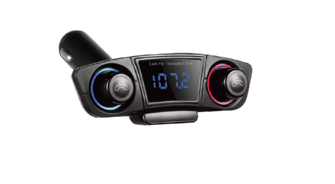 Modulator FM si Bluetooth cu Display, 2 Port-uri USB, Micro SD si Jack 3.5 mm