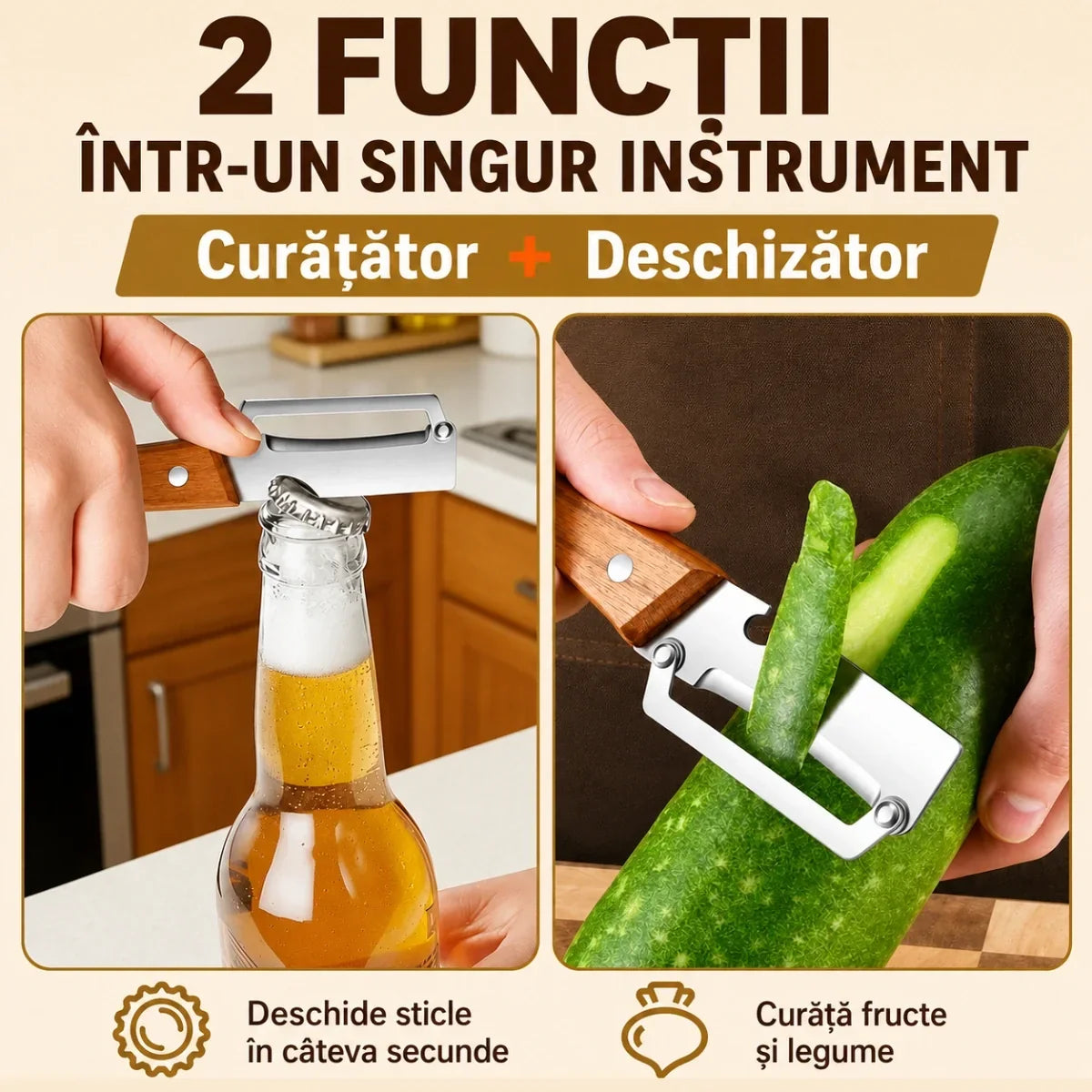 Set 2 Curățători Multifuncționali 2 în 1