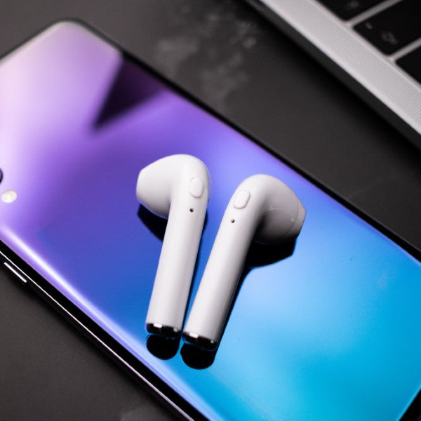 Casti Wireless, InPods 12, EarBuds, tehnologie Bluetooth 5.0, Bass Boost pentru iOs & Android