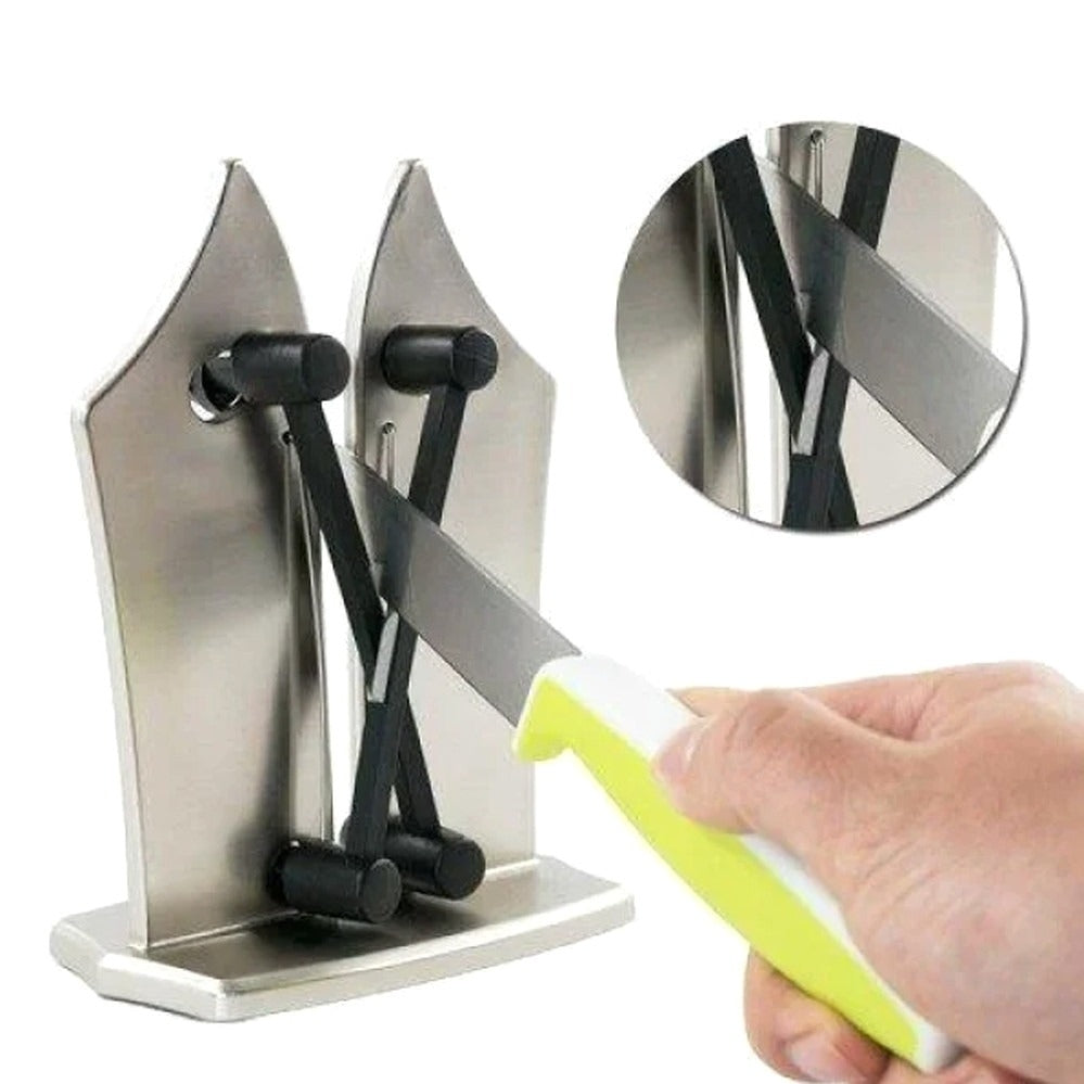 Dispozitiv manual pentru ascutit cutite si foarfece, Pentru toate tipurile de cutite