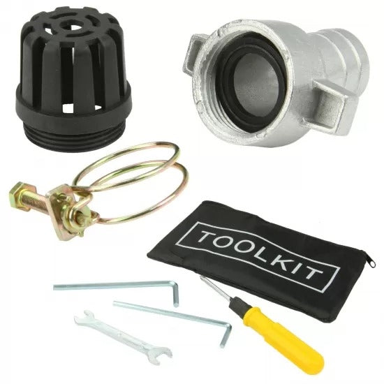 Atasament motocoasa pentru pompa de apa, 28MM, 9T, 1″ / 1.5″