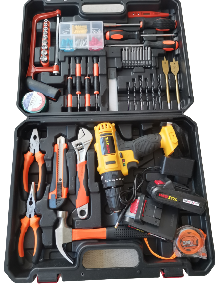 Trusa Bormasina 36V cu 2 acumulator si incarcator + 37 Accesorii