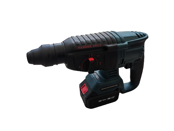 Ciocan rotopercutor cu 2x acumulator 36V, 1.7J, 1800rpm, SDS-Plus