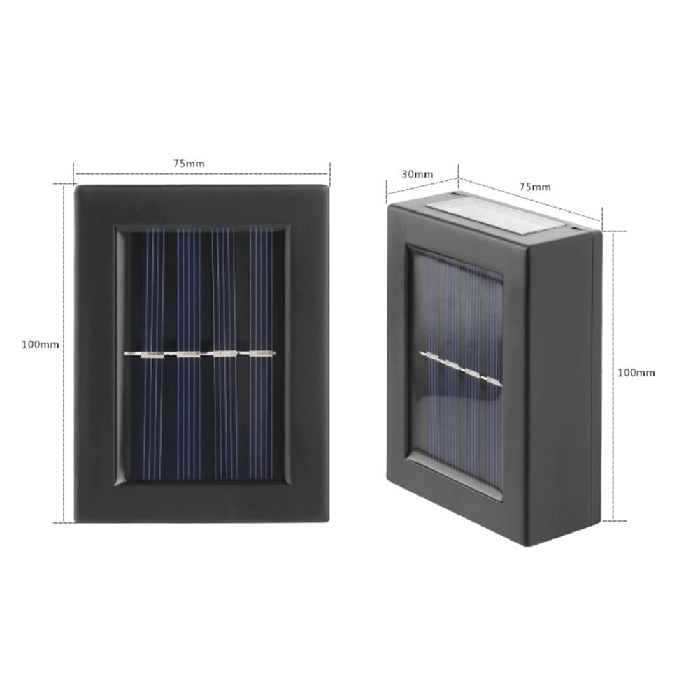 Set 2 lampi solare de perete LED