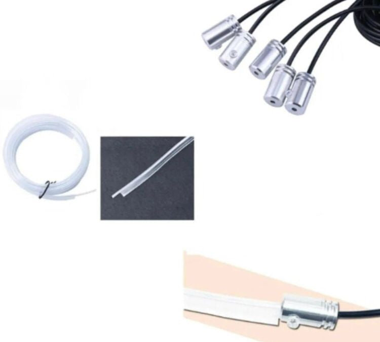 Fir cu lumina ambientala pentru masina 5M, culori multiple, control din smartphone